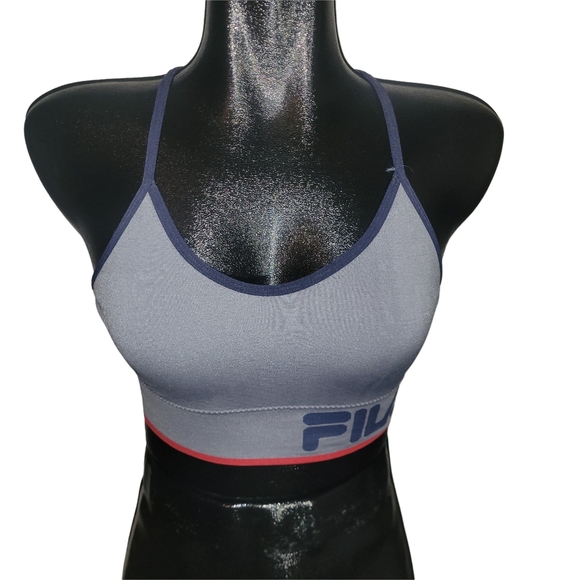 Fila Women's Gray Sports Bra S - Picture 1 of 3